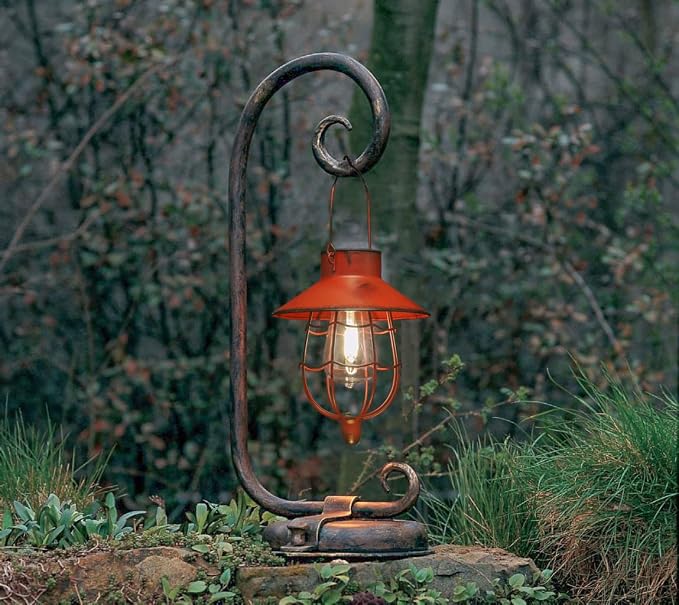 YAKii 2 Pack Solar Lantern Hanging Waterproof Outdoor Metal Solar Lamp - Image 8