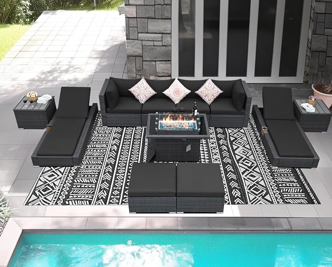 NICESOUL 11 Piece Sectional Outdoor Set - Image 2