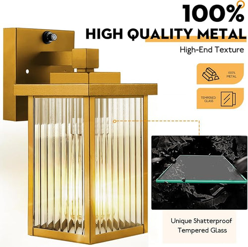 1 Pack Dusk to Dawn Outdoor Lighting, Waterproof Outdoor Porch Light - Image 2