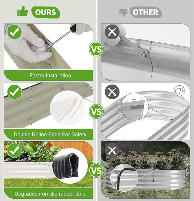 Galvanized Raised Garden Bed - Image 4