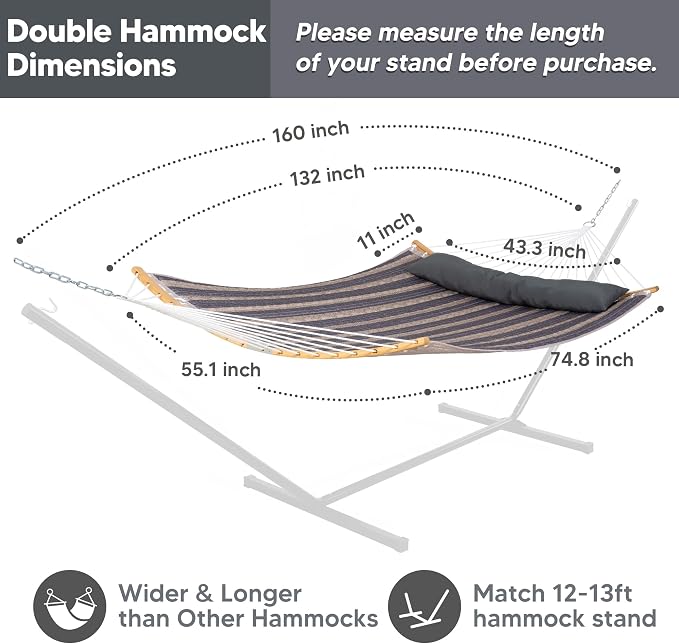 SUNCREAT Hammocks Portable Double Hammock - Image 3