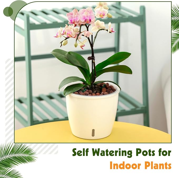 Self Watering Pots for Indoor Plants, Small African Violet Pots - Image 6
