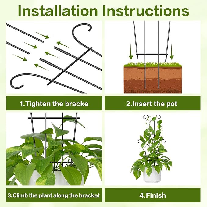 Larger 23.6in Taller Plant Trellis - Image 6