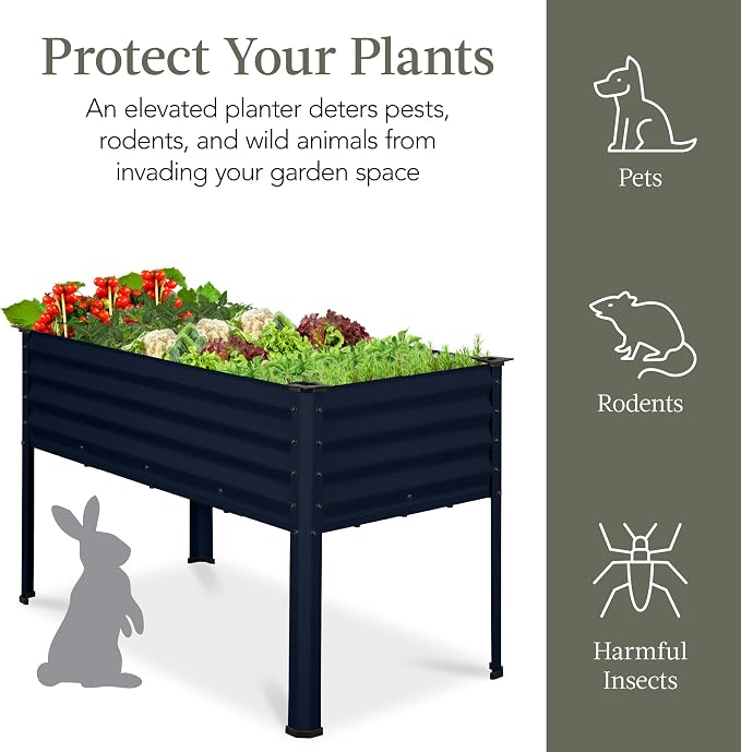 Best Choice Products 48x24x30in Galvanized Raised Garden Bed, Metal Elevated - Image 6