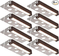 LEONLITE 8-Pack 7 Inch LED Hardscape Lighting, Update Retaining Wall Lights by LEONLITE