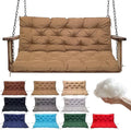 Swing Replacement Cushions for Outdoor: 2-3 Seater Waterproof Porch Bench by QLWYKJP