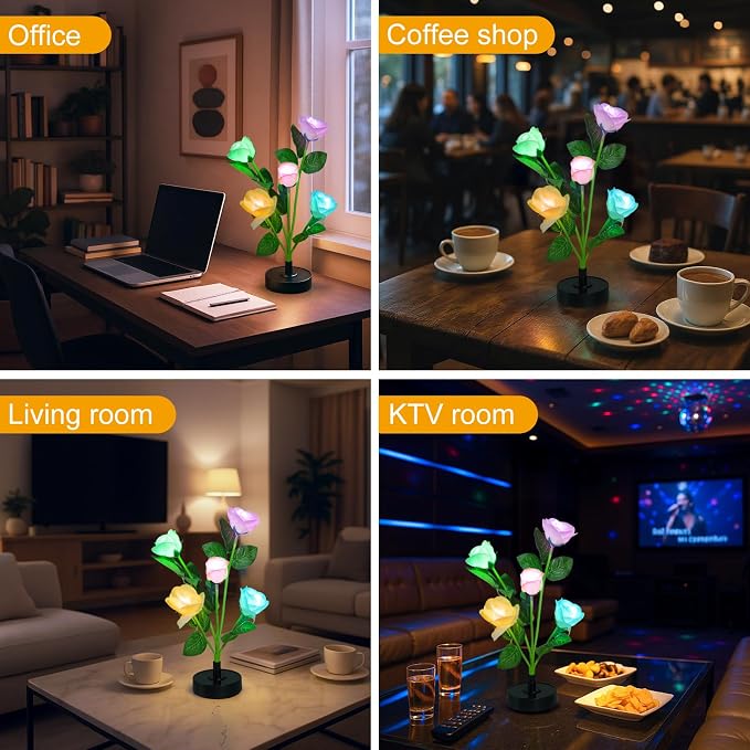 Upgraded Solar Garden Lights, 4 Pack Outdoor Solar Lights, New Round Panel - Image 2