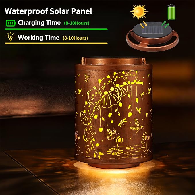 Solar Lanterns Garden Decor Birthday Gifts - Image 2
