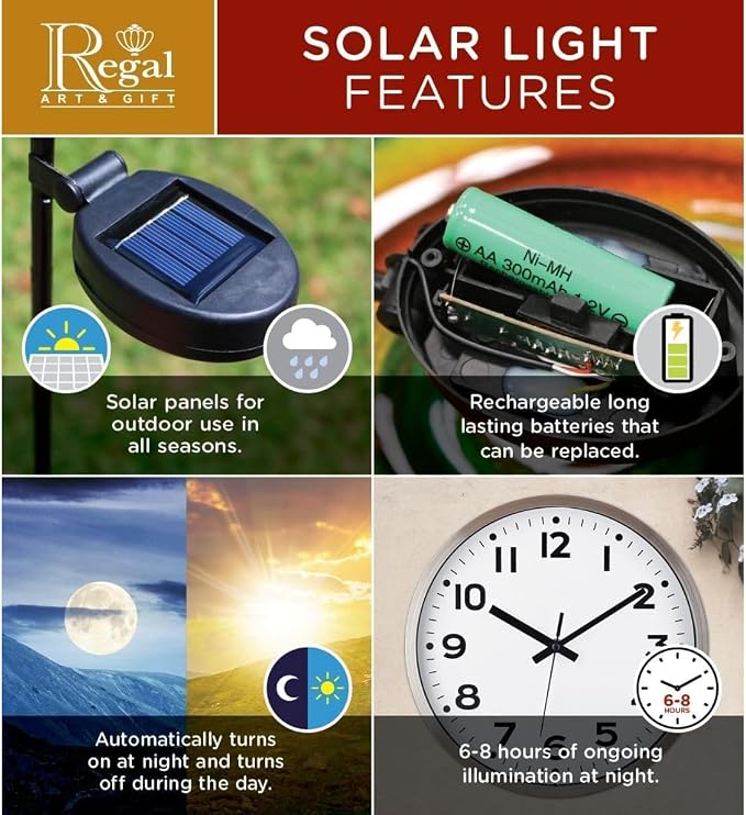 Regal Art & Gift Hot Air Balloon Solar Lantern – Hanging Solar-Powered LED - Image 8