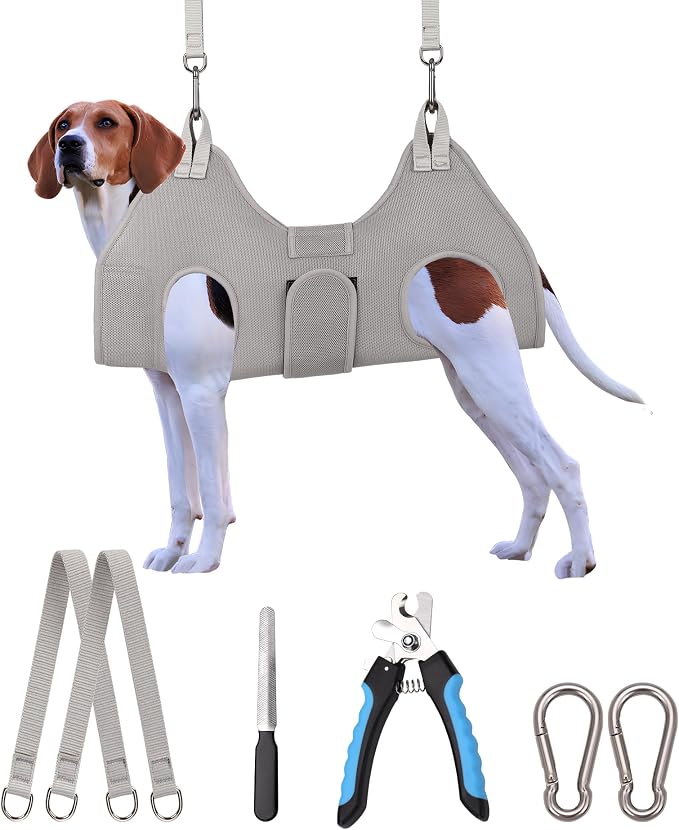 Dog Grooming Hammock Harness, M-Large Dog Hammock by Kkiimatt