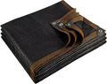 90% Black Shade Cloth, 10x24 FT Mesh Tarp Sun Shade Cloth by IMSGVIFO