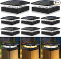 Peasur 4x4in Solar Post Cap Lights Outdoor by Peasur