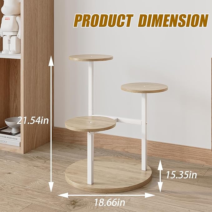 Plant Stand Indoor 4 Tier 5 Potted Multiple Flower Pot Holder - Image 3