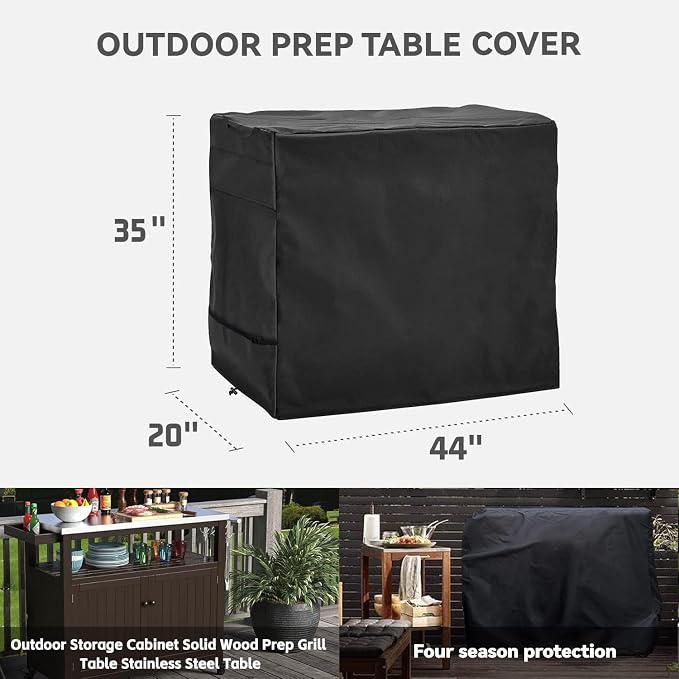 Outdoor Prep Table Cover- Heavy Duty Waterproof Cover - Image 2