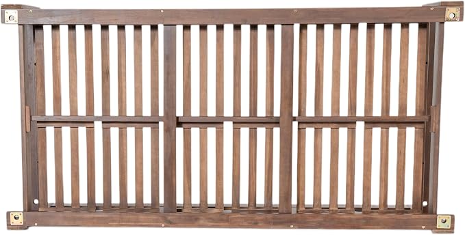 Harper & Bright Designs Patio Wooden Twin Size Porch Swing Daybed Frame - Image 8