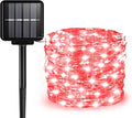 Solar String Lights Outdoor, 33 Feet 100 LEDs 8 Modes Solar Fairy Lights by ALENEY