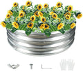 Durable Round Galvanized Steel Raised Garden Bed by zbzbml