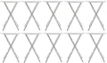 BTEXPERT White 2.63 Foot 32in Round Plastic Bar Height Folding Cocktail Table by BTExpert