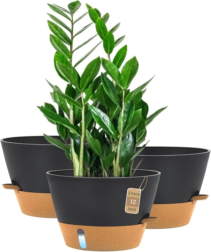 12-Inch Self Watering Planters by FIASON