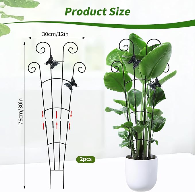 4 Pack 30 InchTaller Plant Trellis - Image 3