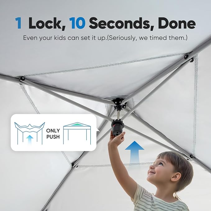 Quictent 10'x10' Pop up Screened Canopy Tent - Image 2