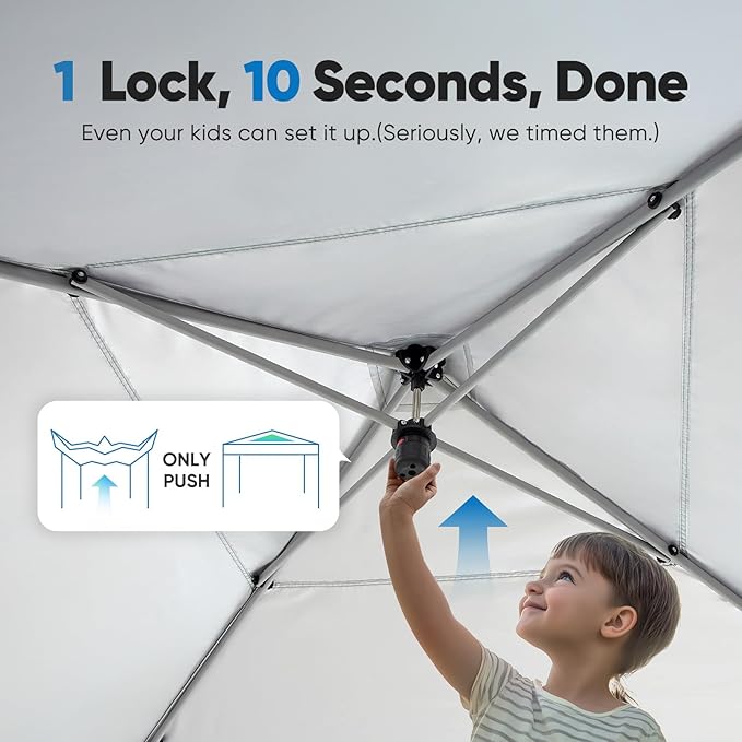 Quictent 8'x8' Pop up Screened Canopy Tent - Image 2