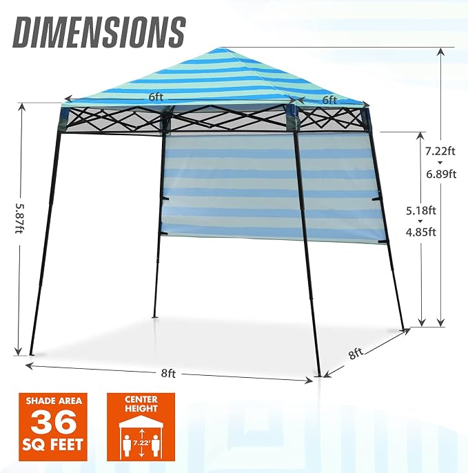 EAGLE PEAK 8x8 Pop Up Canopy Tent - Image 3