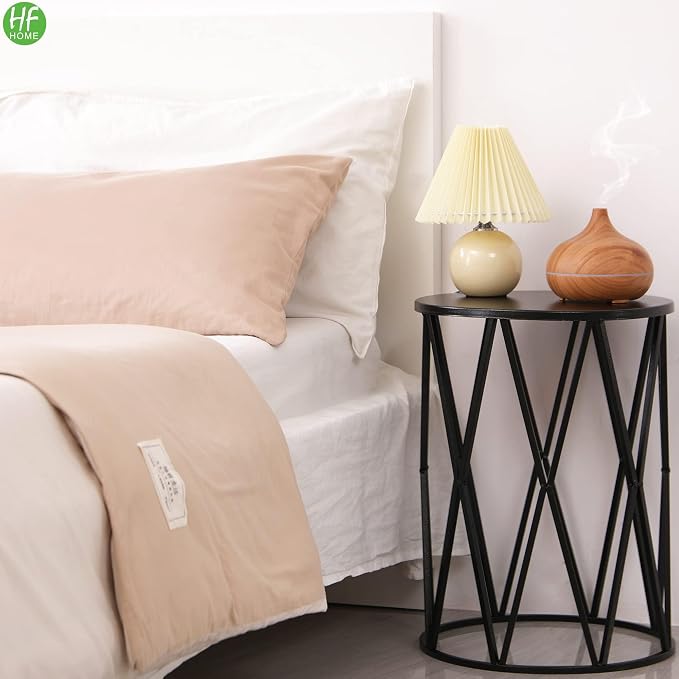 Nesting Round Metal Indoor Coffee End Tables - Image 6