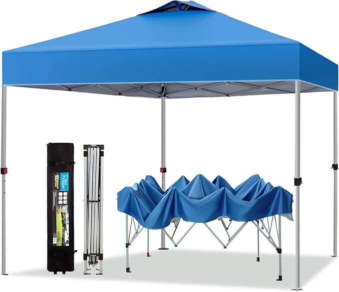 PHI VILLA 10x10 Pop Up Canopy Tent Easy Outdoor Sun Shade by PHIVILLAThepioneerofcomfortablehouseholdsupplies