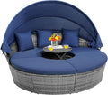COSTWAY Patio Round Daybed by COSTWAY