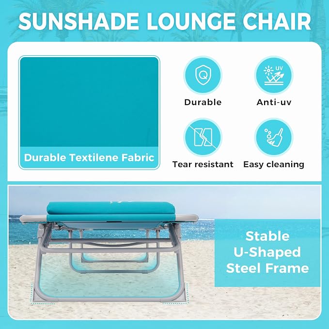 #WEJOY Folding Tanning Chair - Image 8
