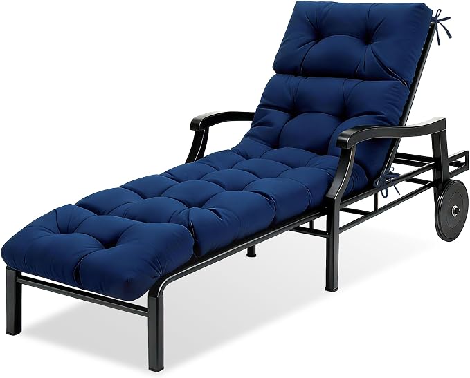 MTMR Chaise Lounge Chair Cushion Outdoor, Waterproof Seat Cushions by Unknown