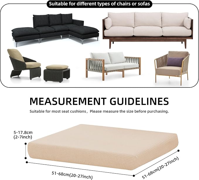 Outdoor Cushion Covers Set, Replacement - Image 2