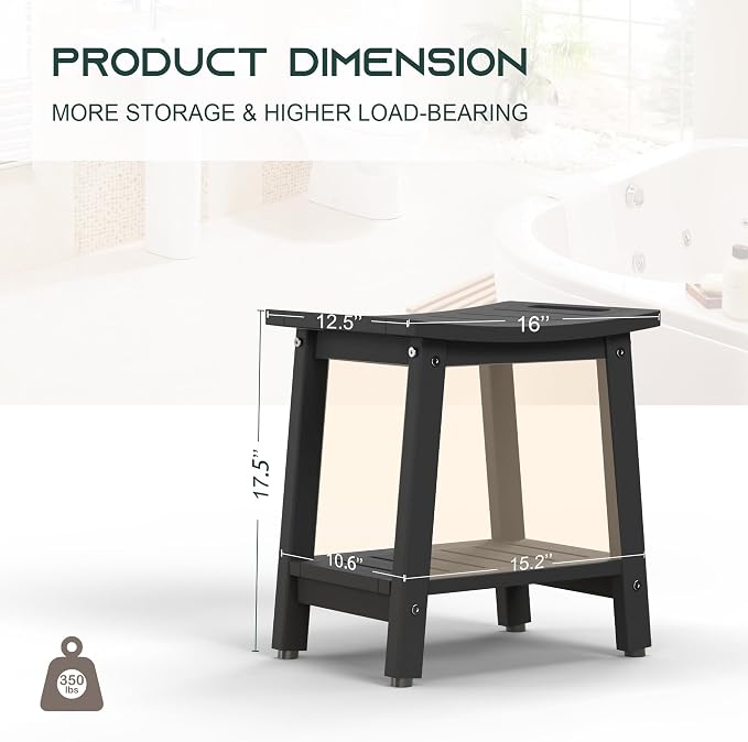 Shower Bench for Inside Shower - Image 2