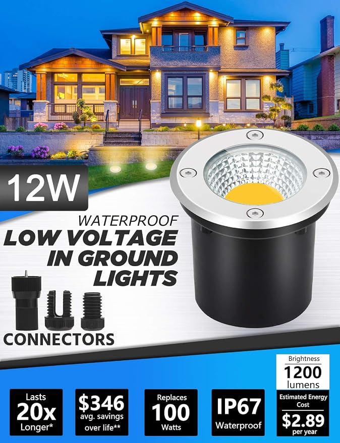 SUNVIE Low Voltage Landscape Well Lights - Image 2