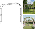 VEVOR Garden Arbor, 94.5 x 126 x 15.8 in Metal Archway, Sturdy Outdoor Trellis by VEVOR