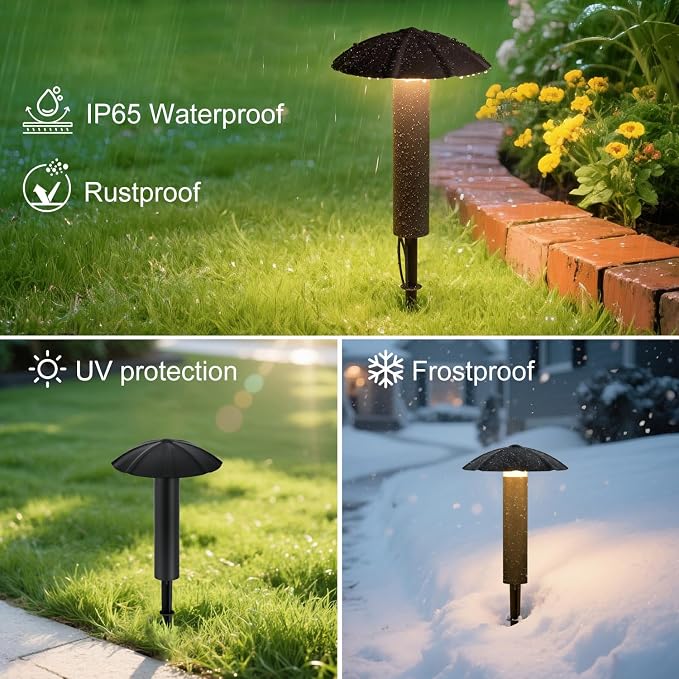 6-Pack Low Voltage Pathway Lights Kit: 24V Plug-in Landscape Lighting kit - Image 5