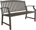 Grand patio 52" Farmhouse Outdoor Bench, Garden Benches by GrandPatio