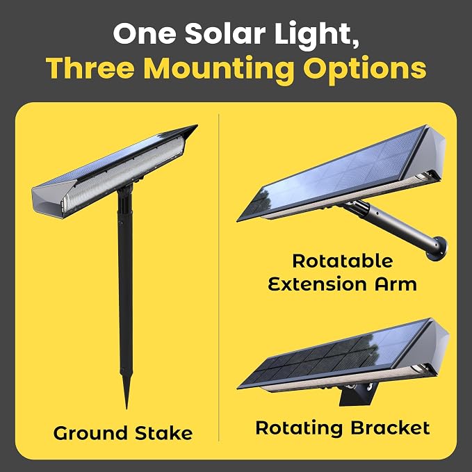 Brighticonic Solar Sign Lights Outdoor – LED Solar Sign Light - Image 7