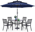 PHI VILLA 5 Piece Outdoor Dining Set by PHIVILLAThepioneerofcomfortablehouseholdsupplies