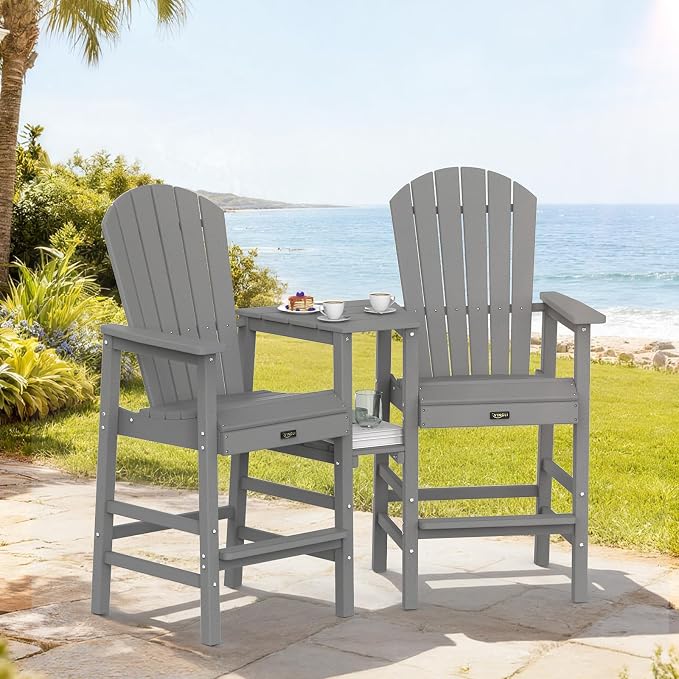 VINGLI Tall Adirondack Chairs Set of 2 - Image 5