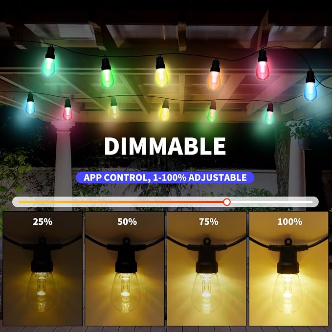 Outdoor String Lights 27FT, Outdoor Lights - Image 5