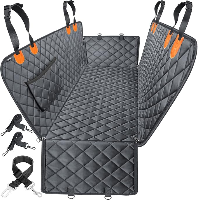 URPOWER Dog Car Seat Cover for Pets 100% Waterproof Seat Cover Hammock 600D by URPOWER