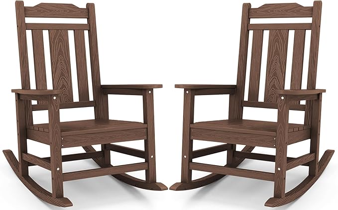 SERWALL HDPE Outdoor Rocking Chairs by SERWALL