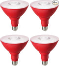 EDISHINE PAR38 Red LED Flood Light Bulbs Outdoor, Dimmable LED Light Bulb by EDISHINE