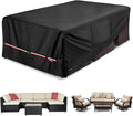 Rectangular Patio Furniture Covers, Upgraded 600D Heavy Duty Outdoor Furniture by Rileytee