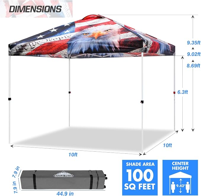 EAGLE PEAK Pop Up Canopy Tent - Image 3