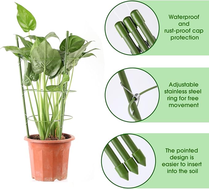 Kgozwon 4 Pack Tomato Cage Plant Support Cages - Image 4