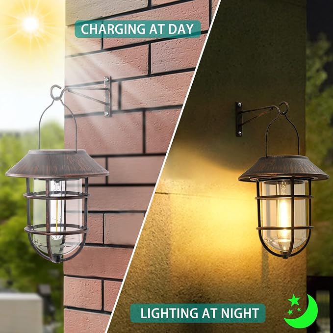 Upgrade Hanging Solar Outdoor Lights - Image 4