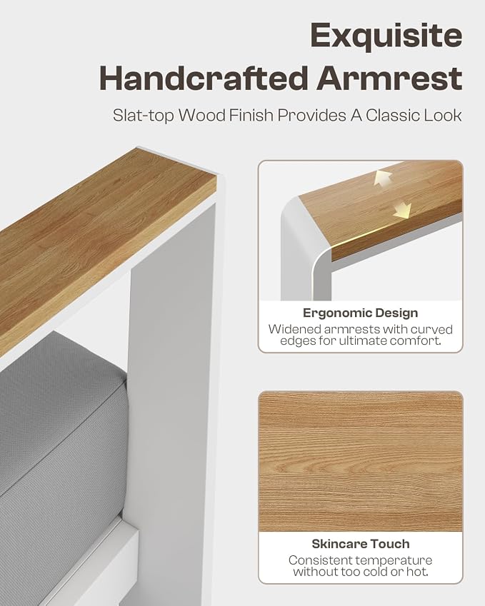 Aluminum Outdoor Patio Furniture Set - Image 3
